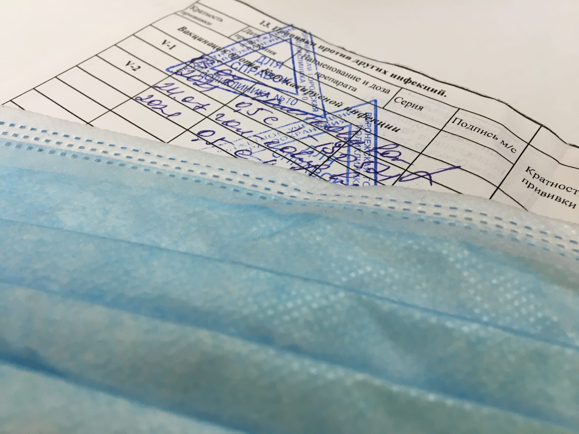 О подделке сертификата о вакцинации в Воронежской области возбудили уголовное дело