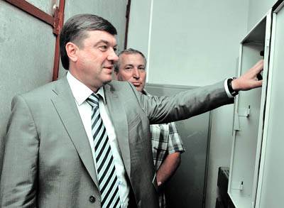 Глава Воронежа Сергей Колиух принял участие в пуске трех скважин на ВПС-4. 