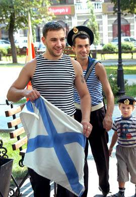 Празднование Дня ВМФ в Воронеже. Фото Михаила Вязового