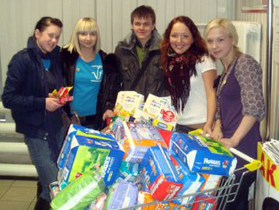 Члены воронежской волонтерской организации «Общие дети».