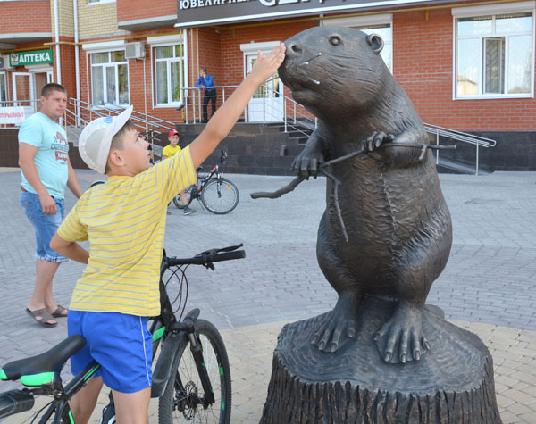 скульптура бобра