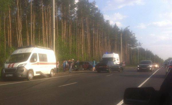 ДТП на улице Минская. Фото: Арина Савченко \ vk.com/vrndtp