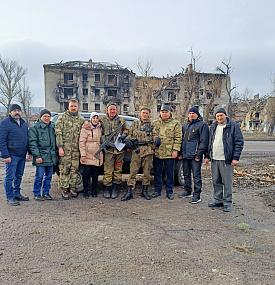 На передовой – земляки
