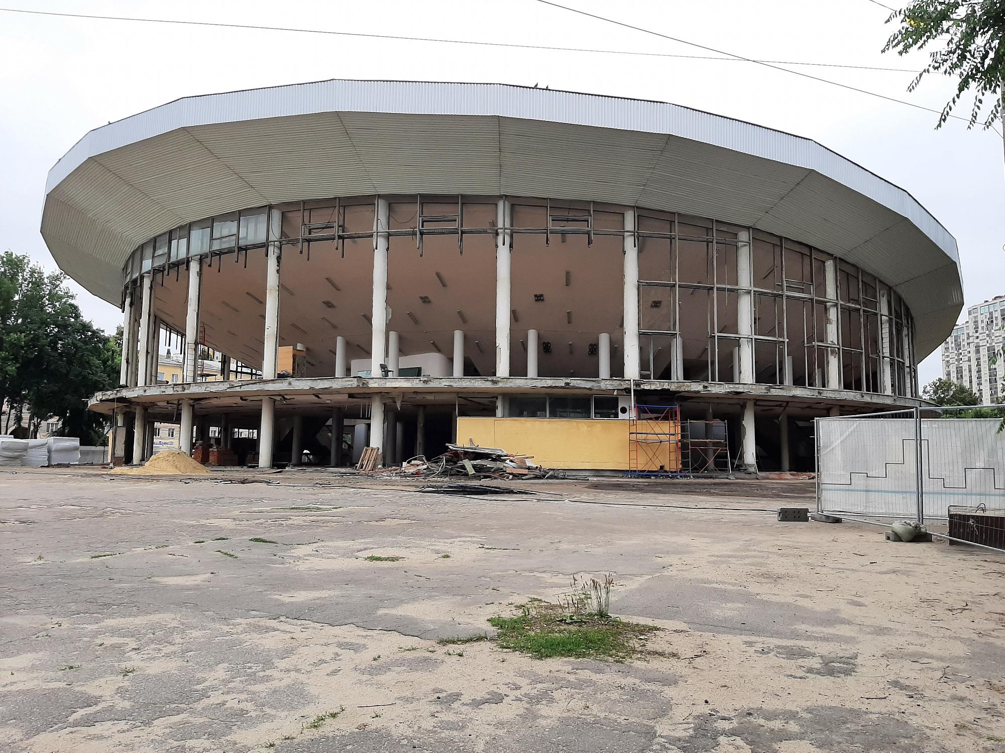  Продолжается реконструкция здания Воронежского цирка