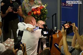 Как Воронеж встретил гимнастку Ангелину Мельникову, вернувшуюся из Токио с тремя олимпийскими медалями